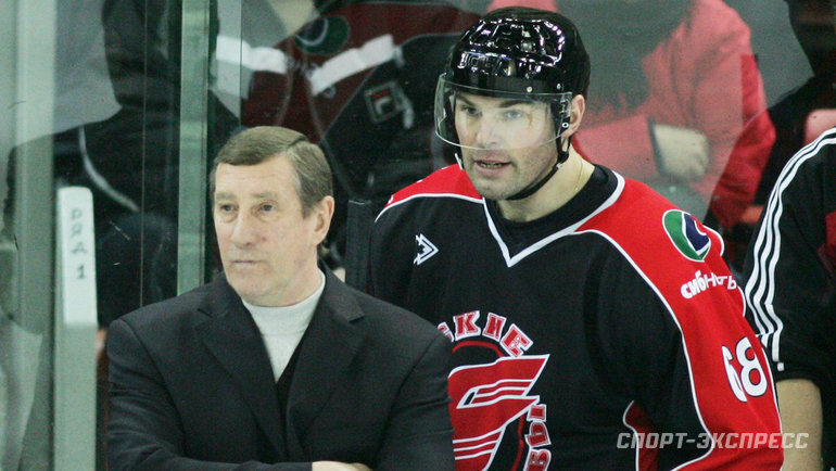    Валерий Белоусов и Яромир Ягр.Александр Федоров