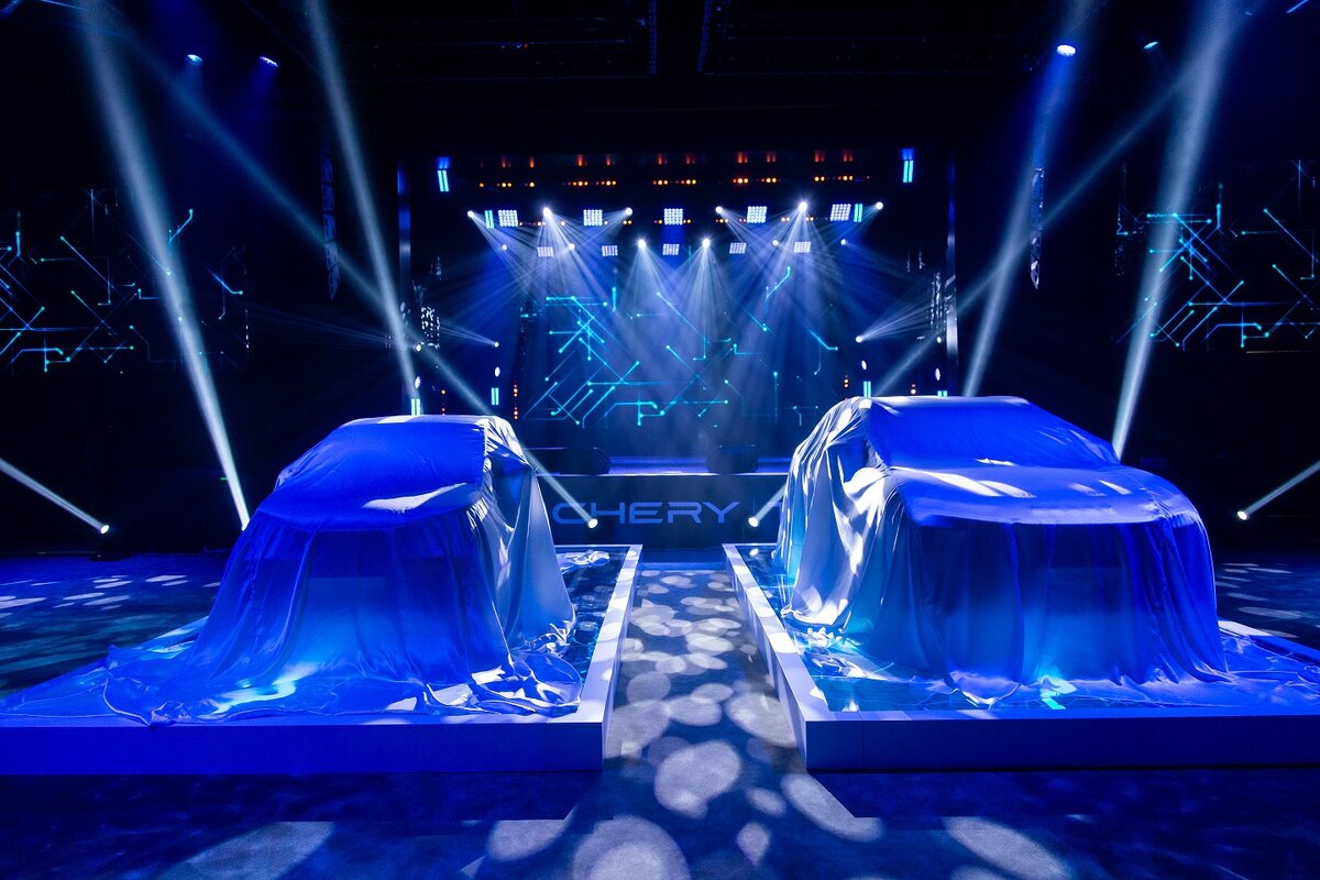 На фото: Презентация первых моделей суббренда Chery Tiggo