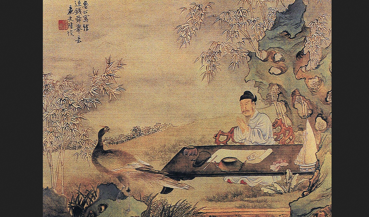 Картина китайского художника прежних веков