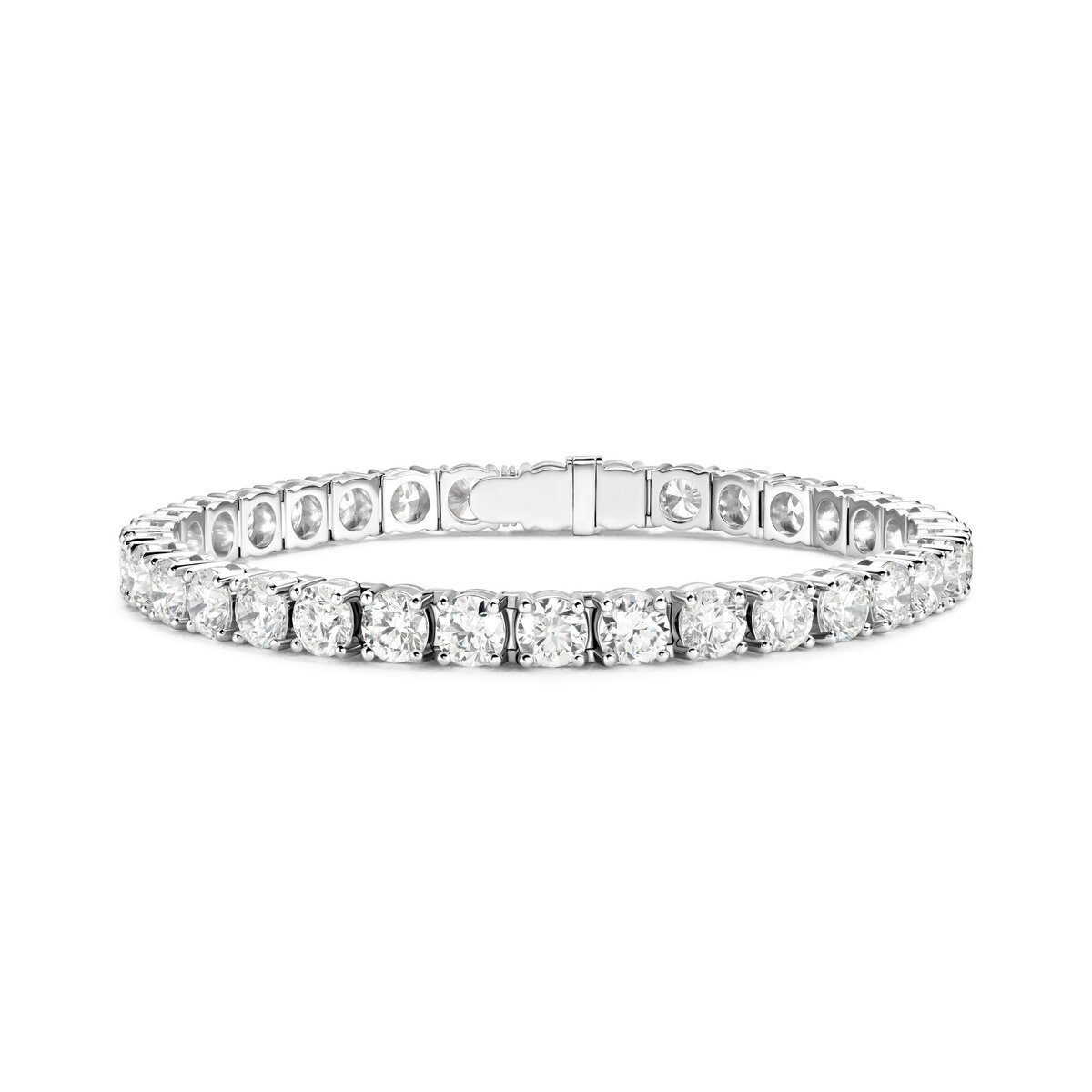 Теннисный браслет с бриллиантами 5 ct
