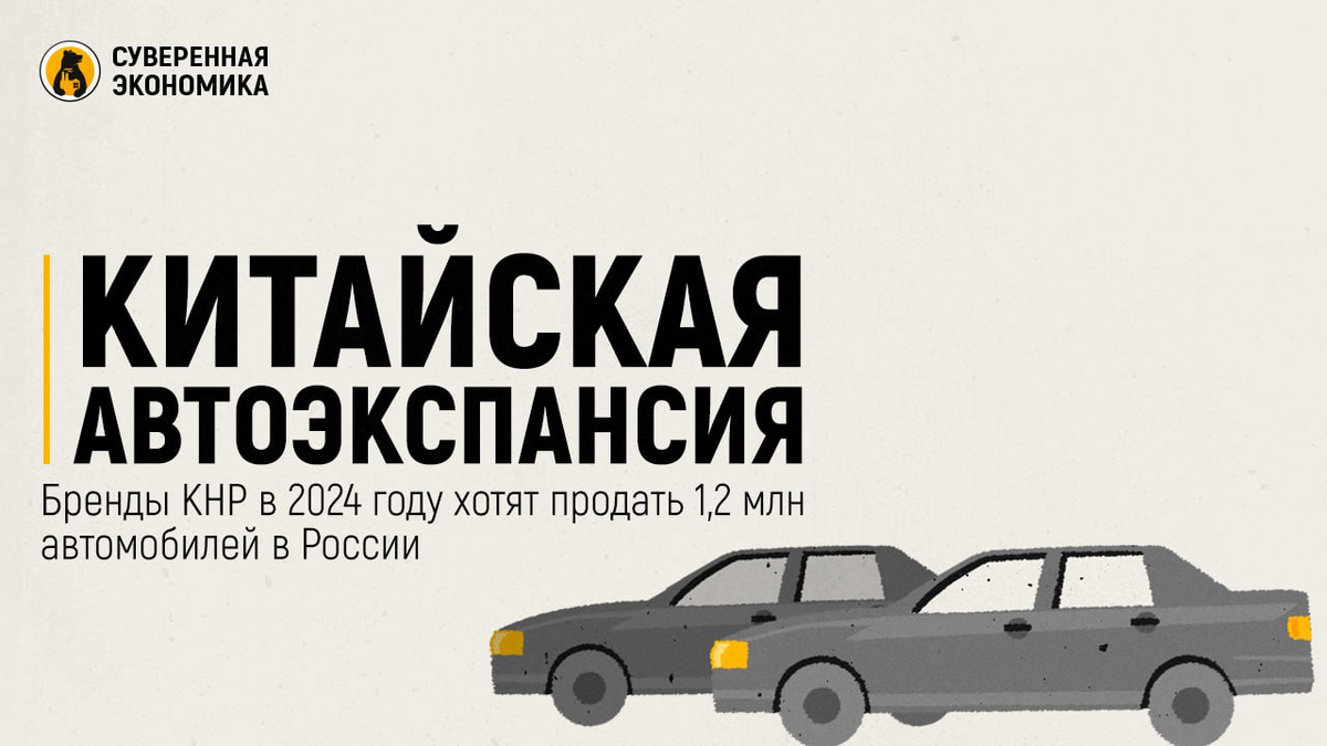 🚘 Китайская автоэкспансия — бренды КНР в 2024 году хотят продать 1,2 млн  автомобилей в России | Суверенная экономика | Дзен