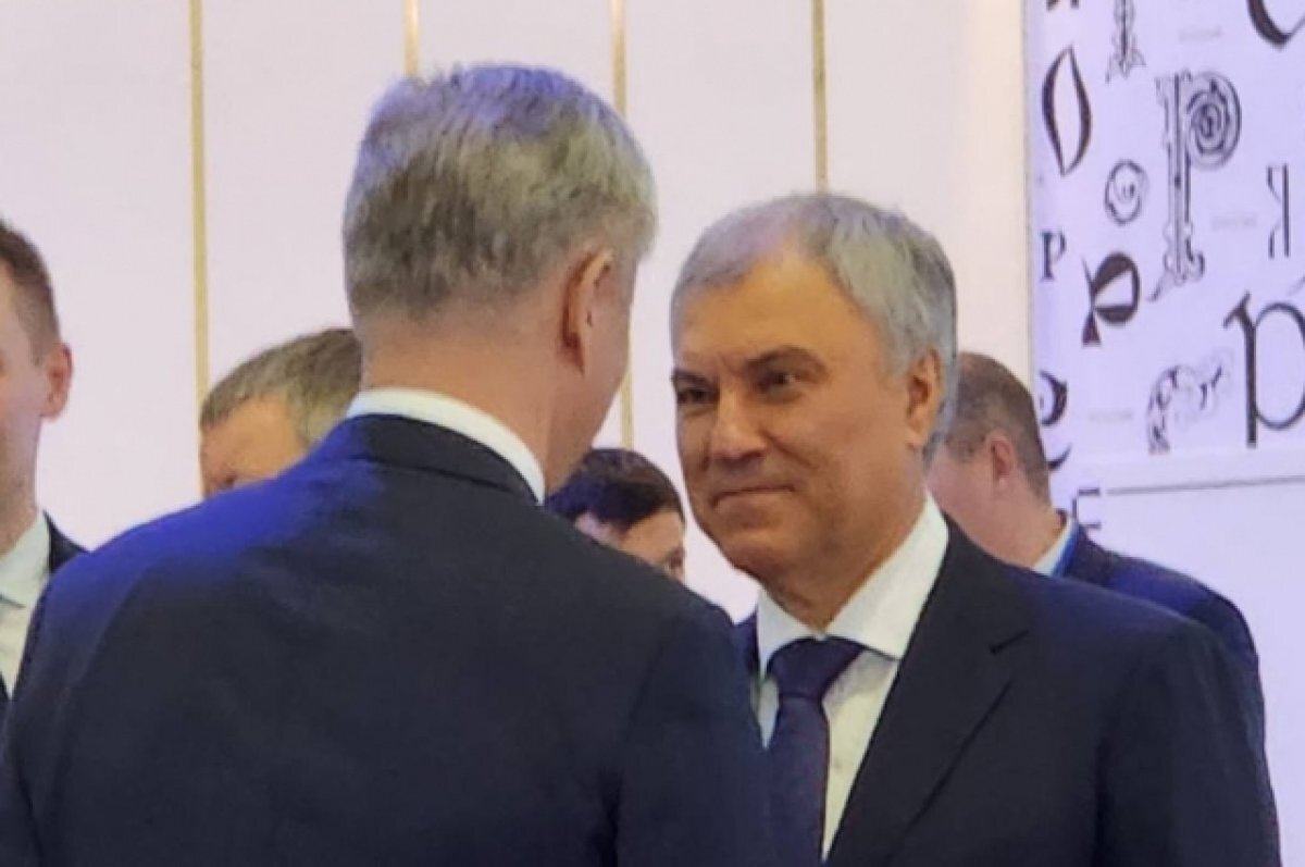    Панков: Володин награжден юбилейной медалью «Единой России»