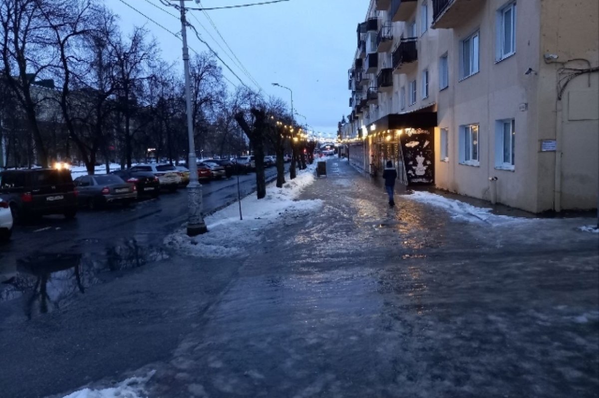    В Пензе потеплеет, но ожидается сильный ветер, гололед и мокрый снег