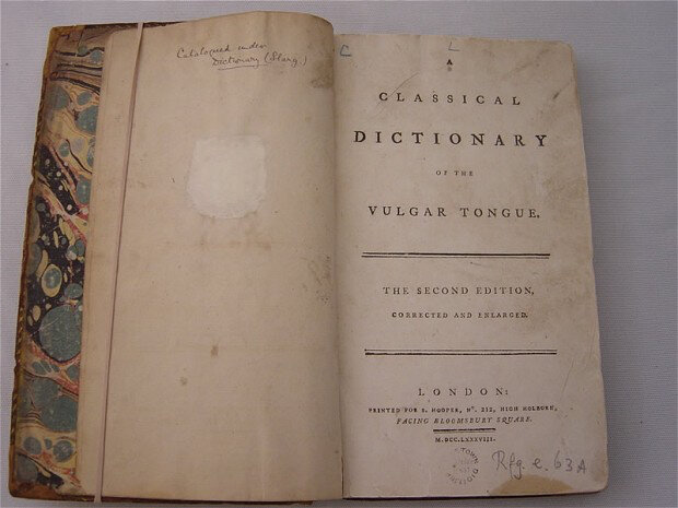 Словарь вульгарного языка