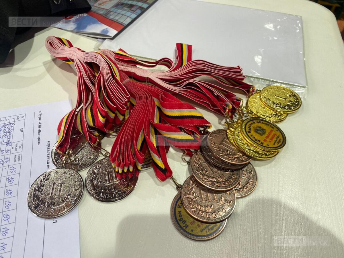    В Курске проходят состязания Кубка области по прыжкам в высоту