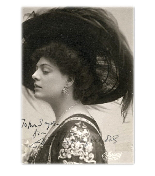 Этель Бэрримор в 1908 году в образе леди Фредерик