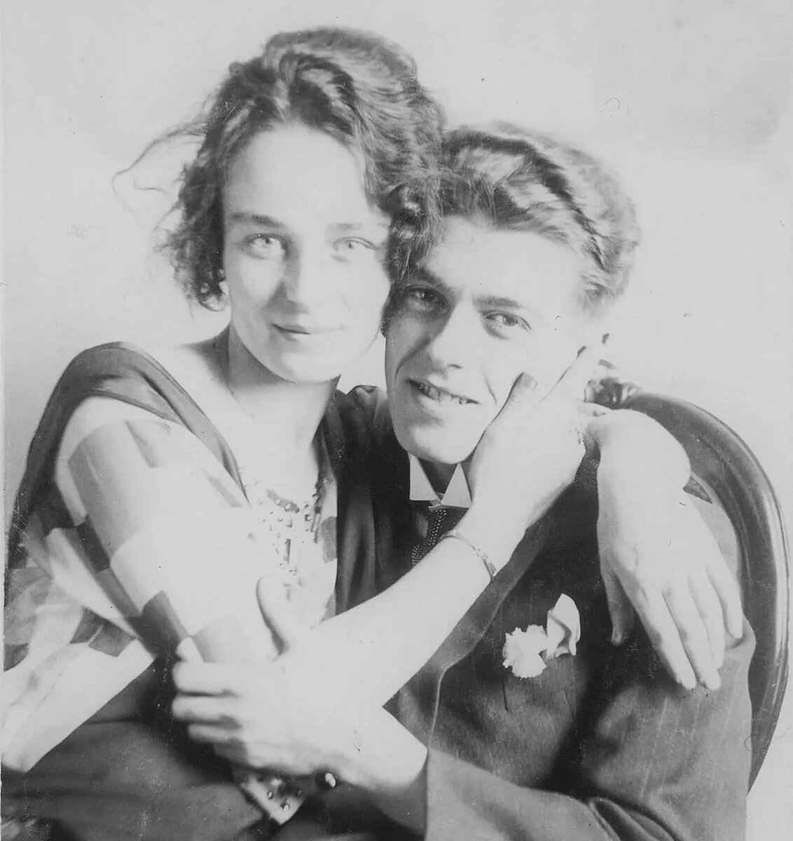 Жоржетта и Рене Магритты в день своей Свадьбы, 28 июня 1922 года
