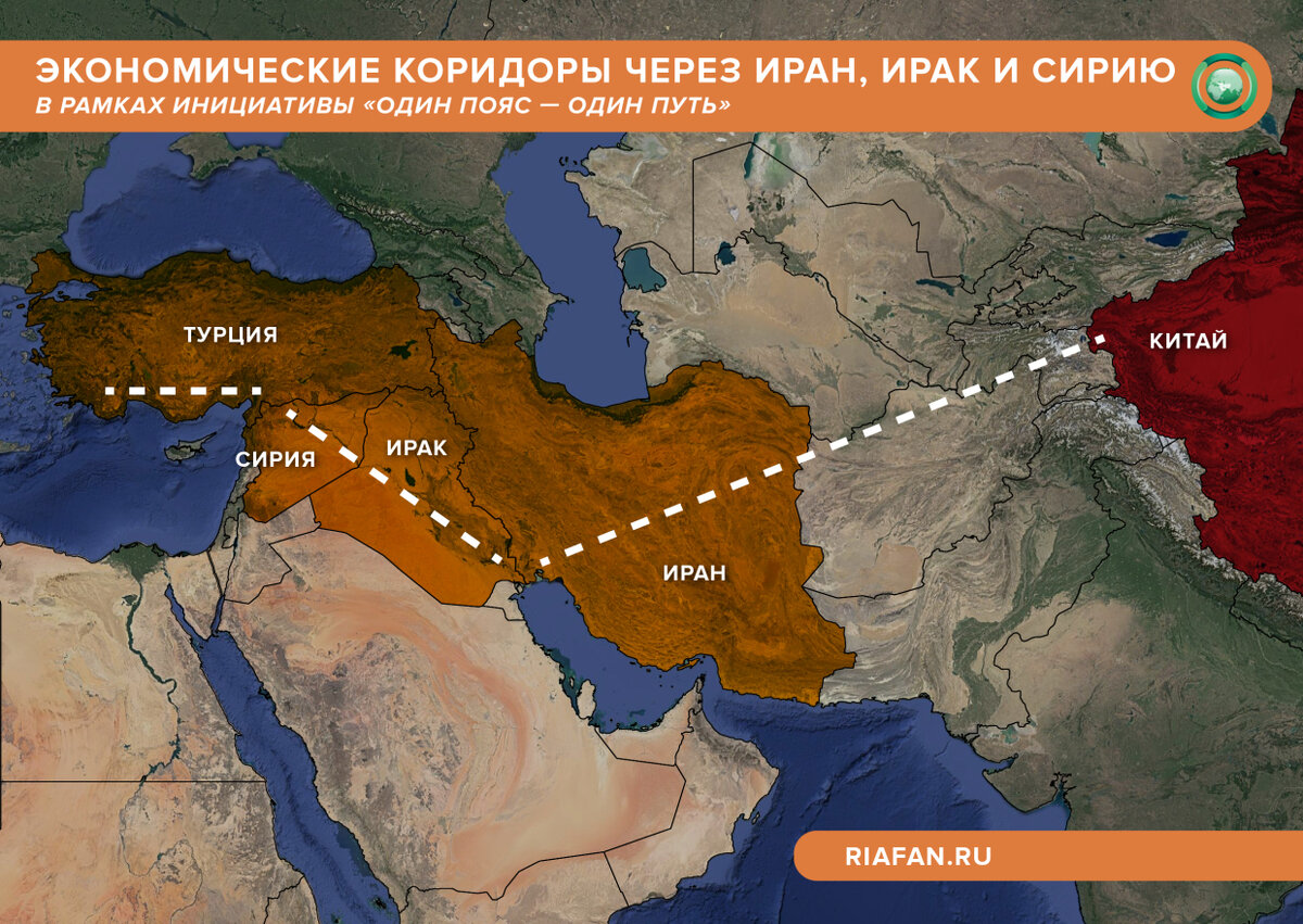 Карта россии ирана китая