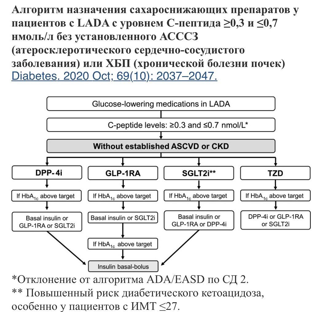 LADA диабет | ЭНДОКРИНОЛОГ МАРИНА БЕРКОВСКАЯ | Дзен