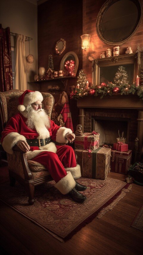 Уставший Дед Мороз - это я 😁