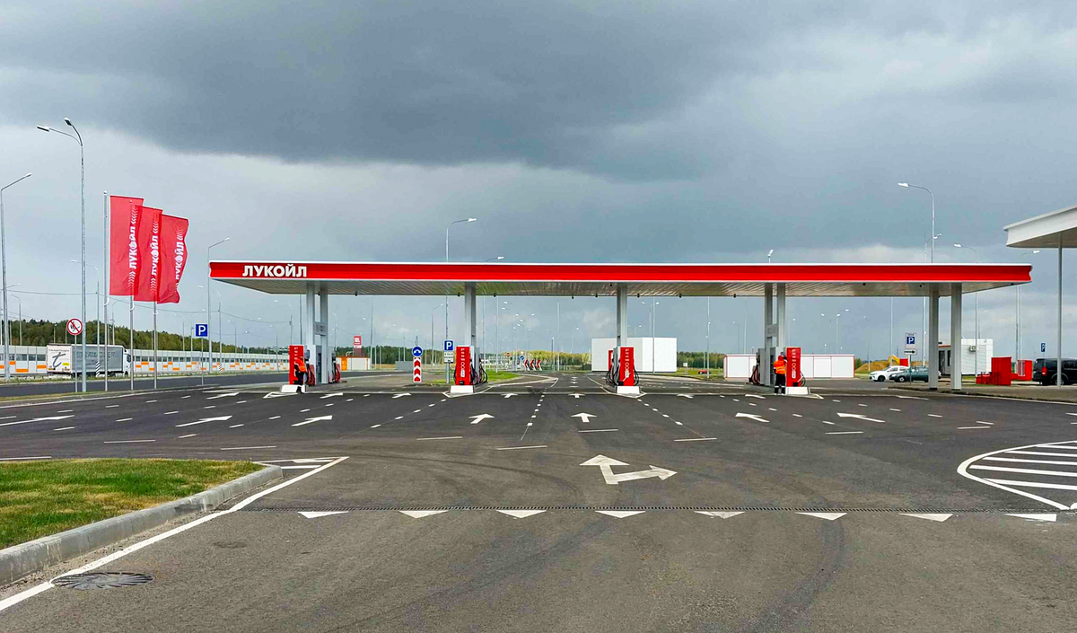 Владимирская область. Трасса М12. АЗС