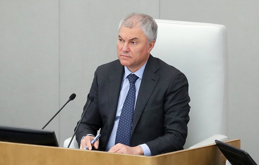 В. Володин, фото: пресс-служба Госдумы