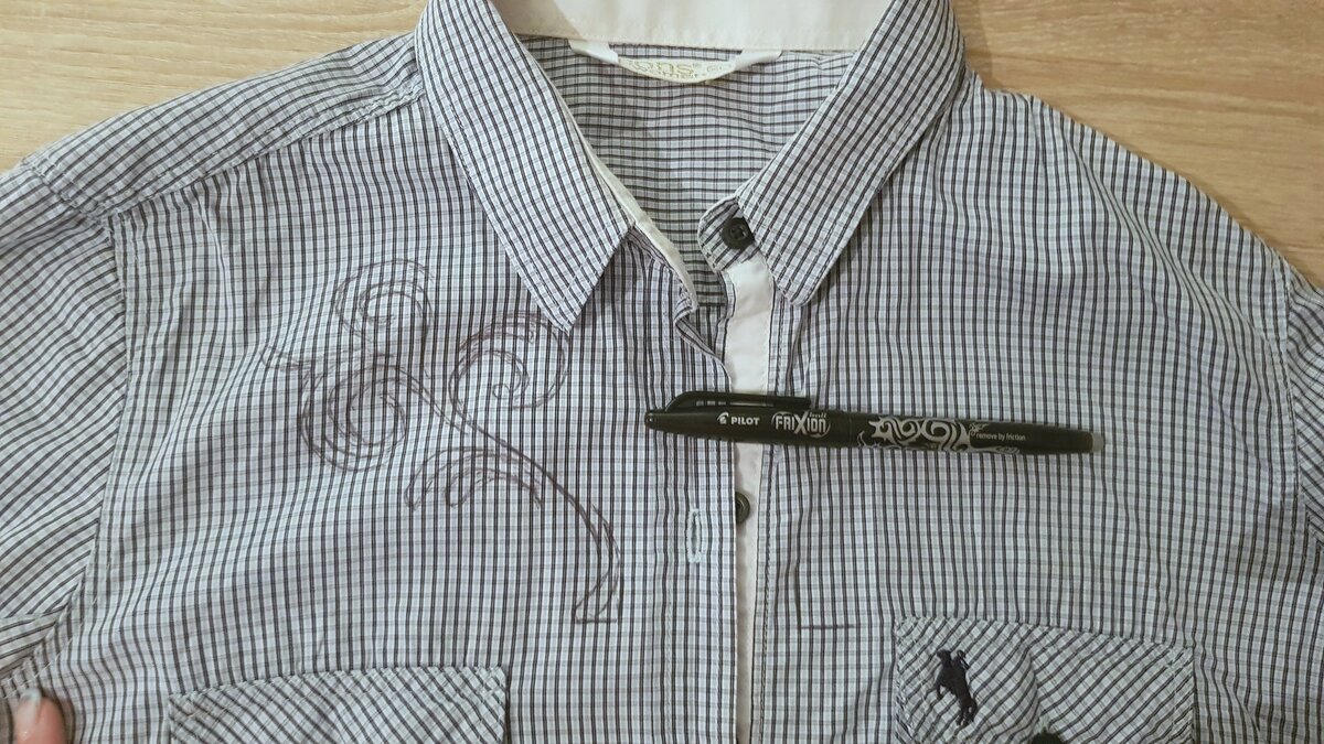 Нанесение рисунка для вышивки