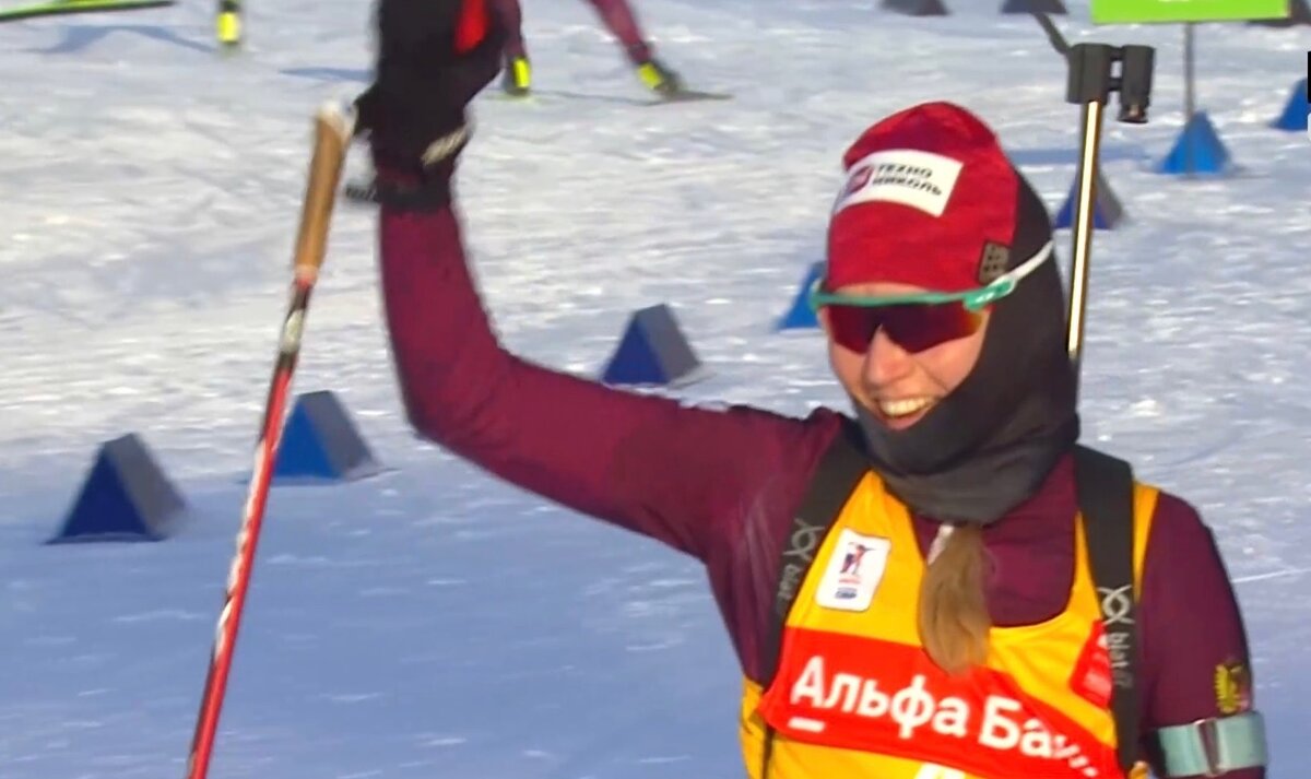 Виктория Сливко - победительница масс-старта в Уфе.