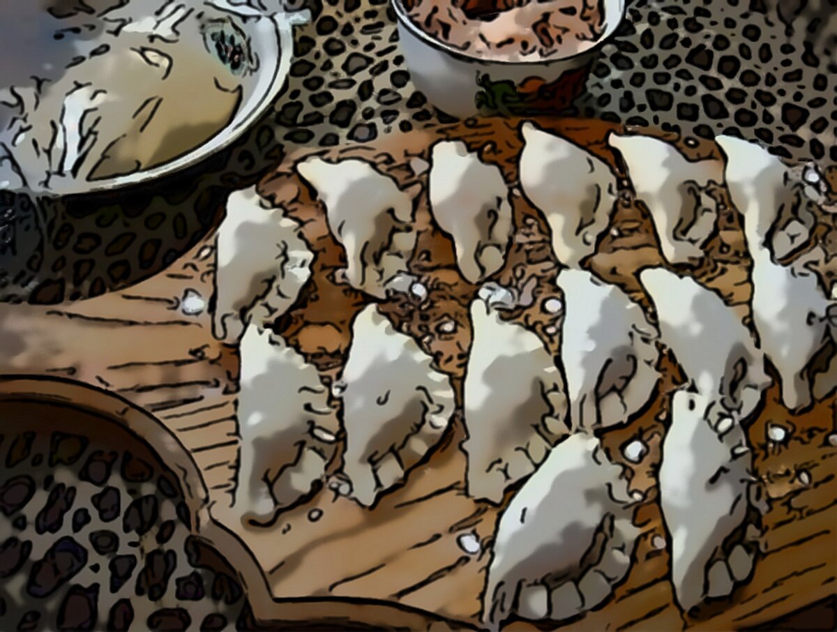 Пельмени уральские, паровые