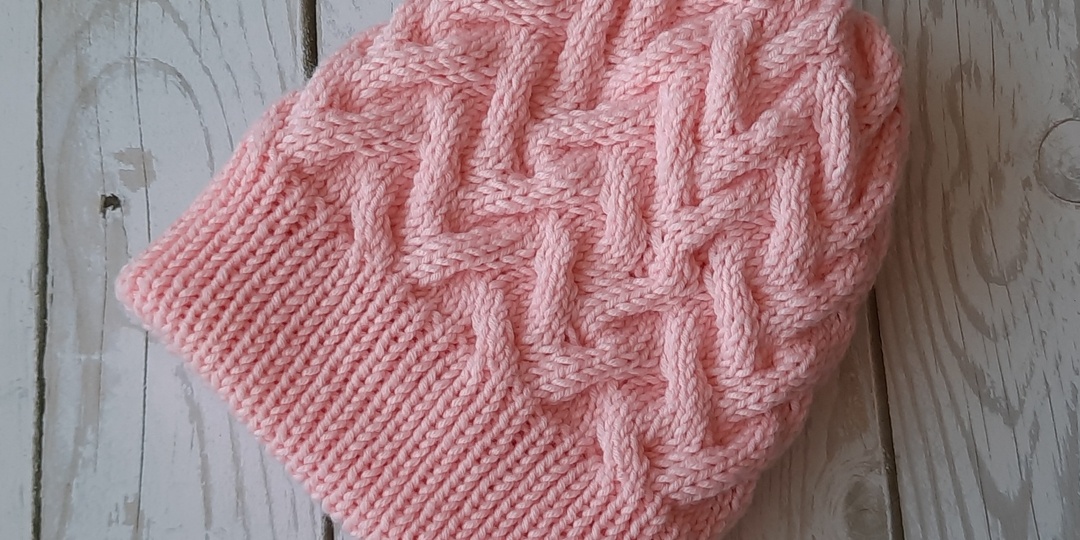 Двойная шапка "Нежность"