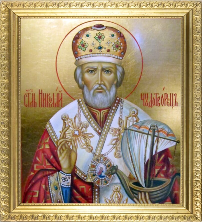 19 декабря Праздник Николая Чудотворца. Икона святителя Николая, архиепископа Мирликийского, чудотворца