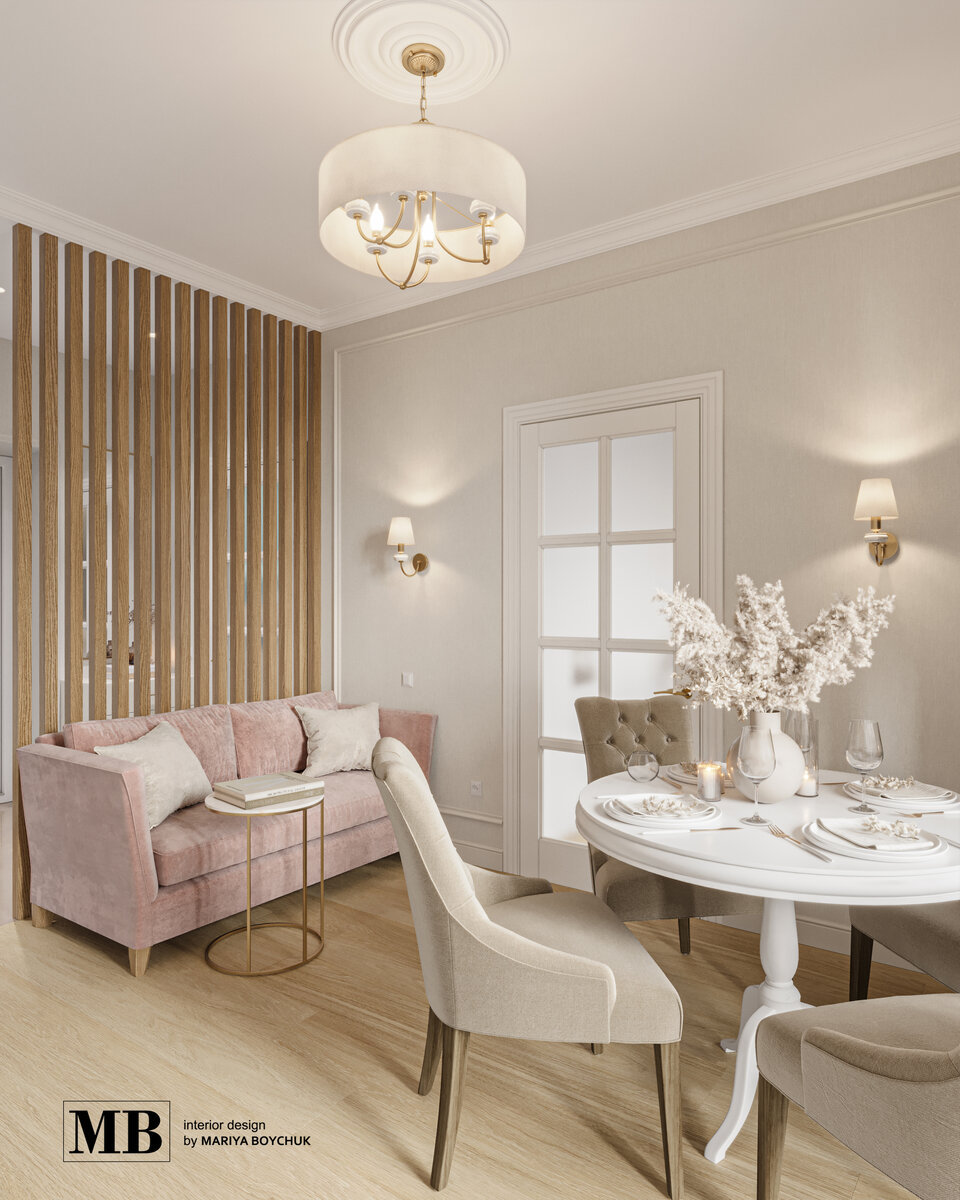 Дизайн однокомнатной квартиры в г. Калининграде 