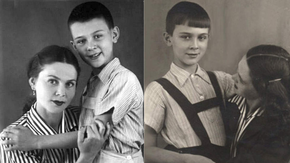 М. Магомаев в детстве.