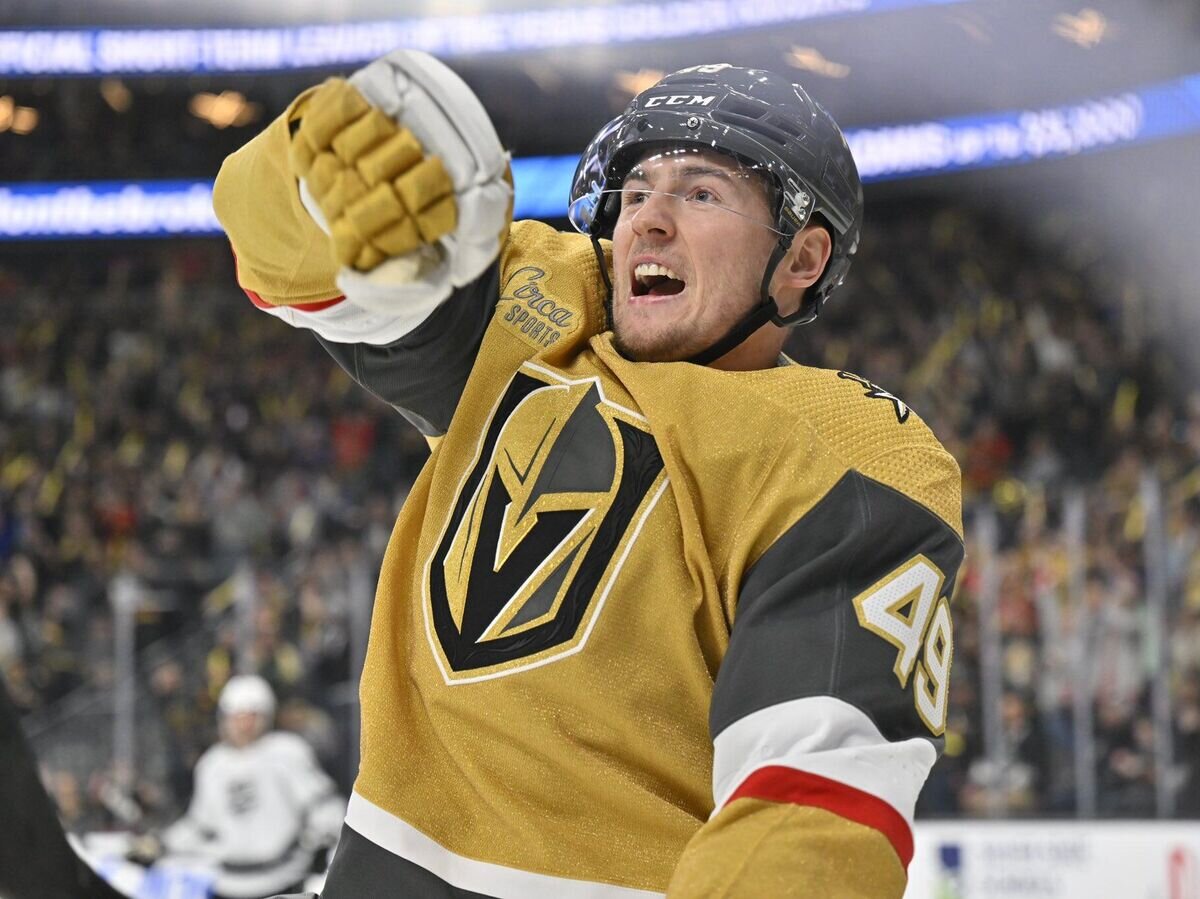    Российский нападающий "Вегас Голден Найтс" Иван Барбашев© Фото : Соцсети клуба "Вегас Голден Найтс"