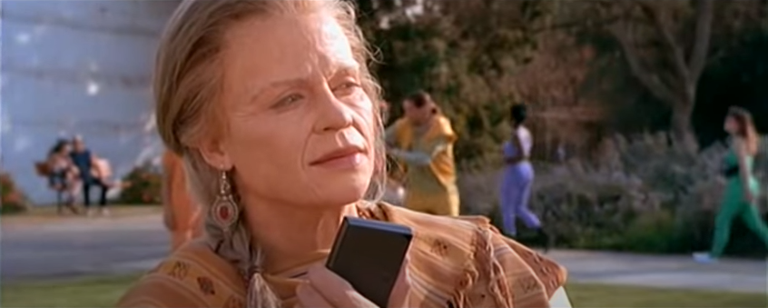 Скриншот видео с альтернативным финалом «Терминатора 2: Судный день»