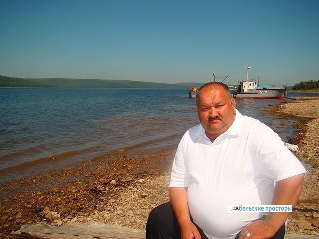 Сергей Вологжин в Аталанке на берегу Ангары