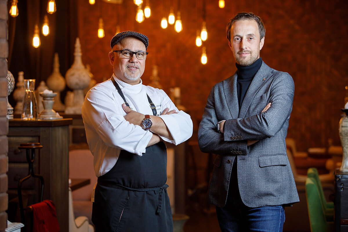 Бренд-шеф EL CHICO - Роберто Хакомино Перес и ресторатор - Андрей Матвеев
