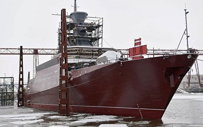    МРК пр.21631 «Наро-Фоминск», спуск на воду
