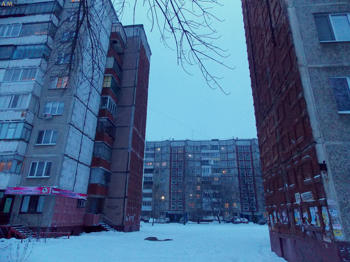 типичные жилые кварталы Липецка