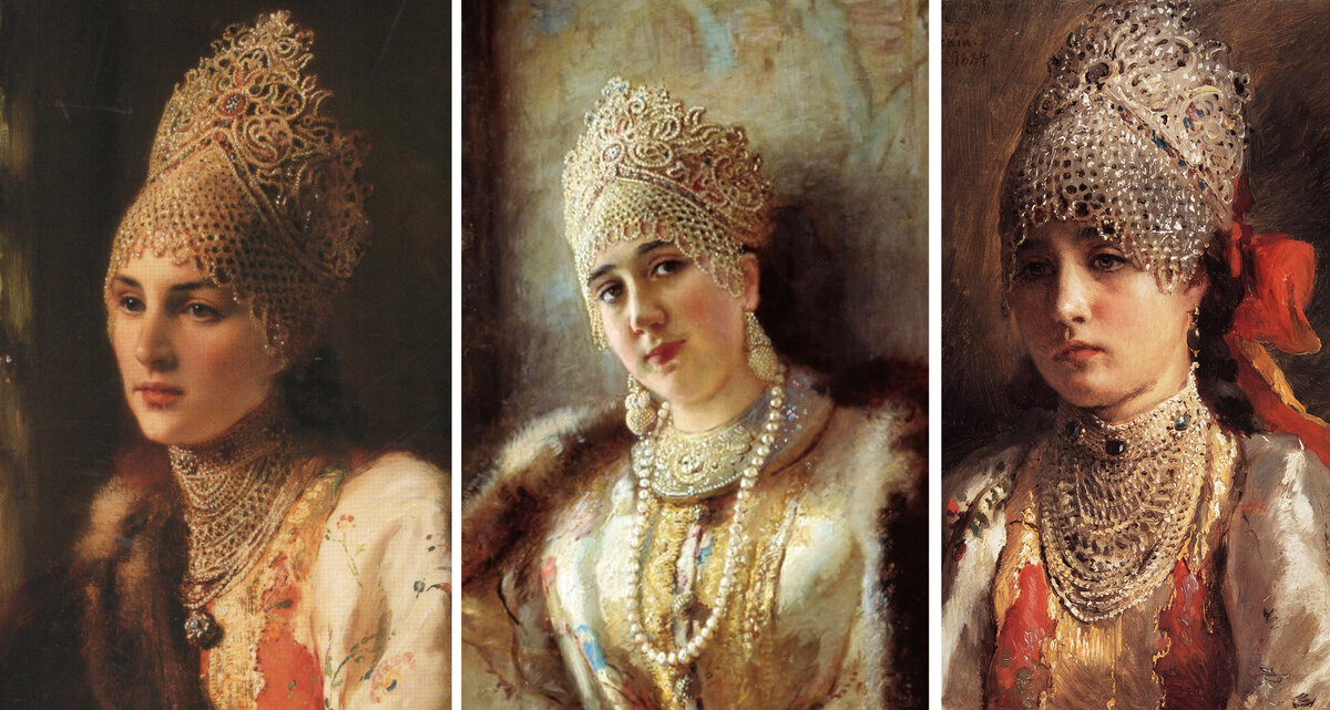 Боярыни с картин Константина Маковского.