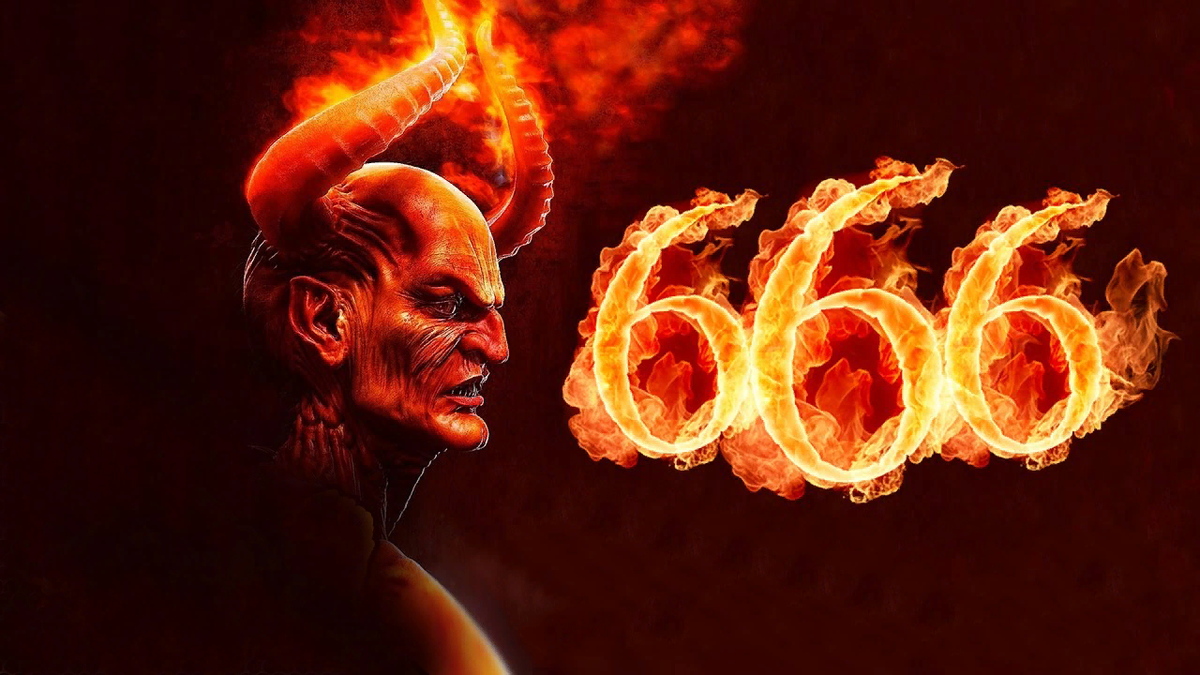 Какое число сатаны. Зверь 666. Знак зверя 666. 666 Число дьявола. Знак дьявола 666.