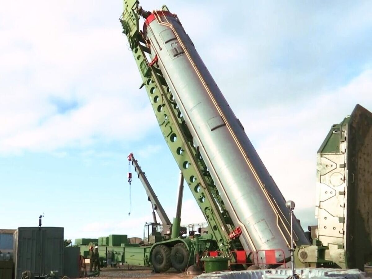    Межконтинентальная баллистическая ракета ракетного комплекса стратегического назначения "Авангард" © Министерство обороны РФ