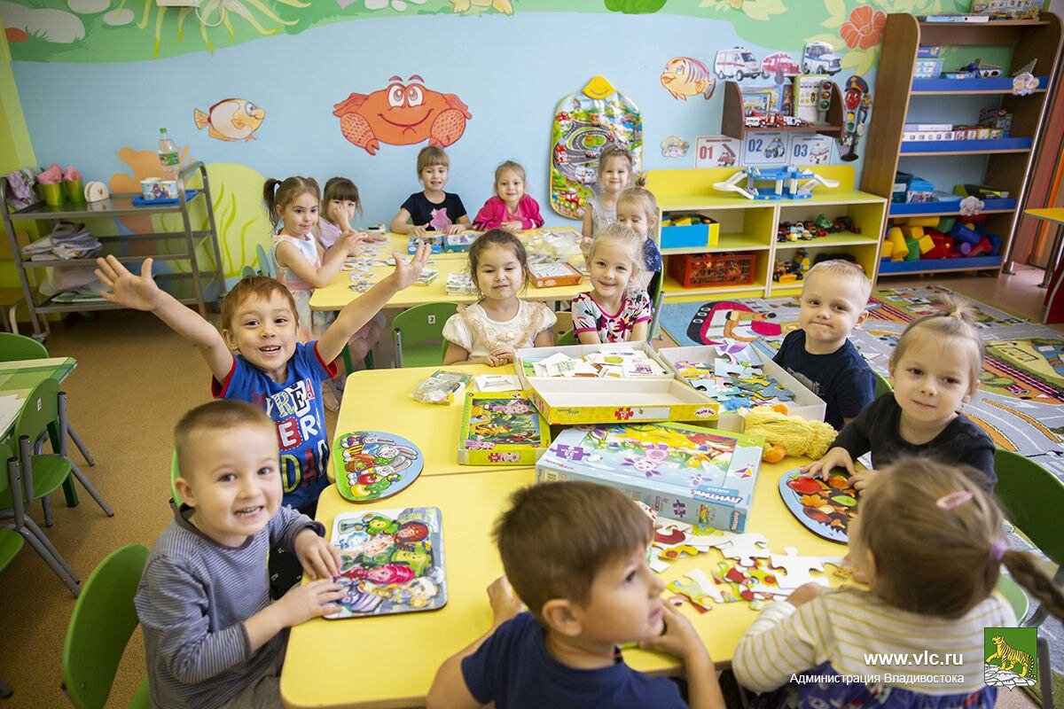 Малыши из детских садов Владивостока