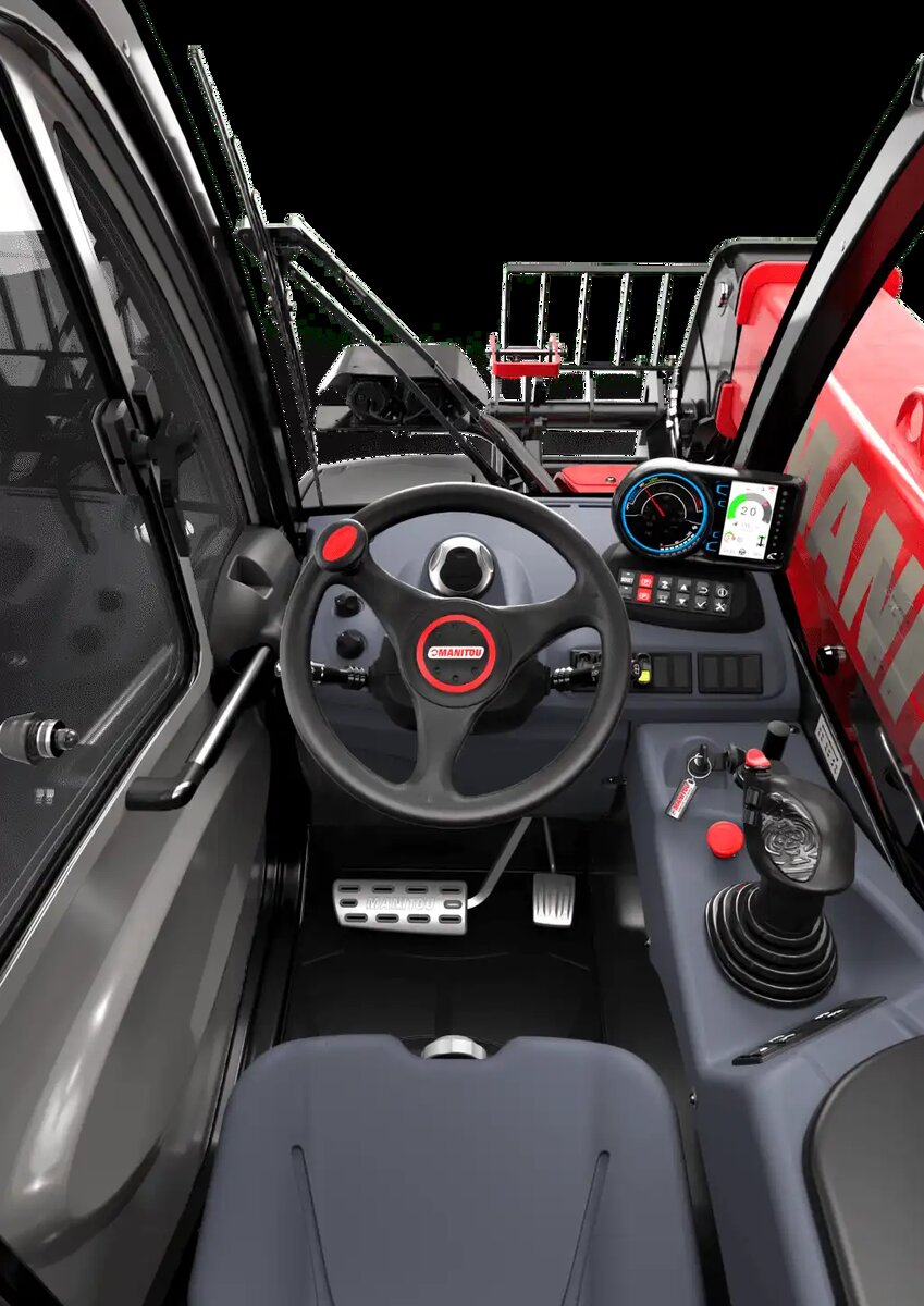 Органы управления погрузчиком Manitou MLT 625e (источник: views.manitou-group.com)