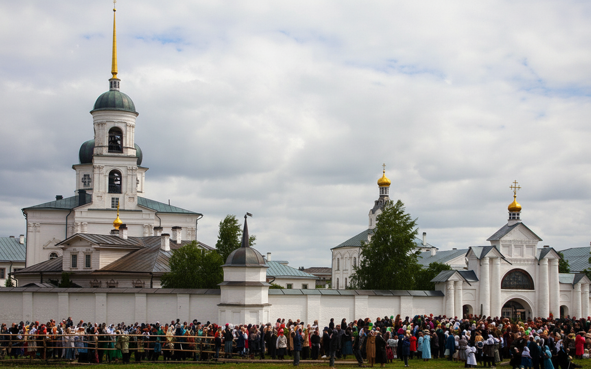 Свято-Троицкий женский монастырь - Шенкурск в 1880-1910 годы