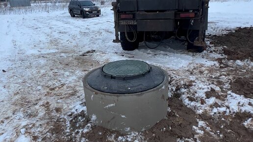 Колодец ,Бурение колодца машиной | Итоговый результат колодца в д Борки ...