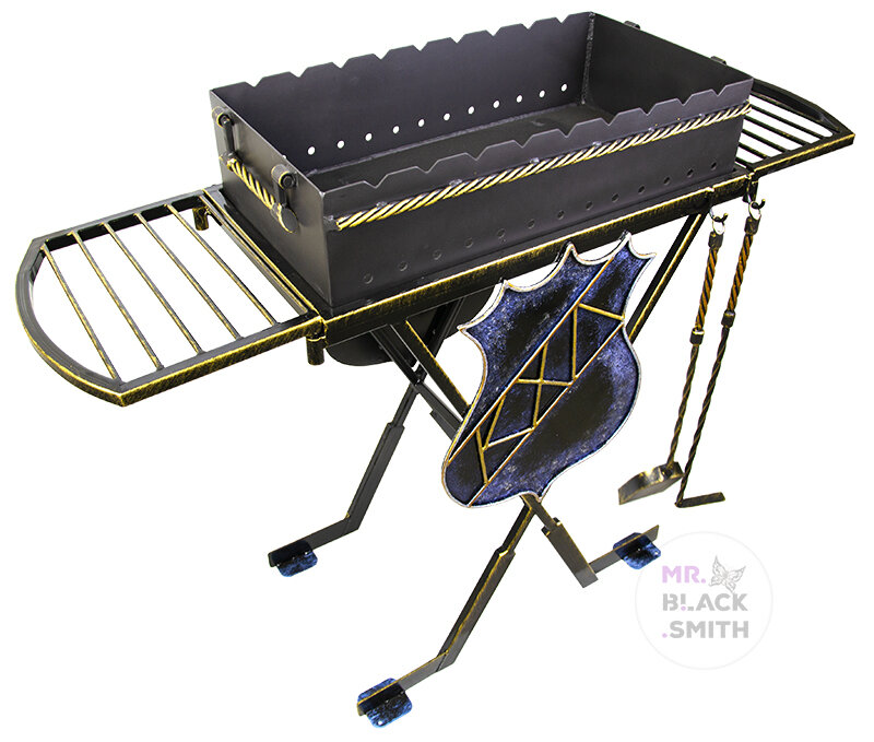 мангал хоккей от мастерской уникальных кованых изделий mrblacksmith