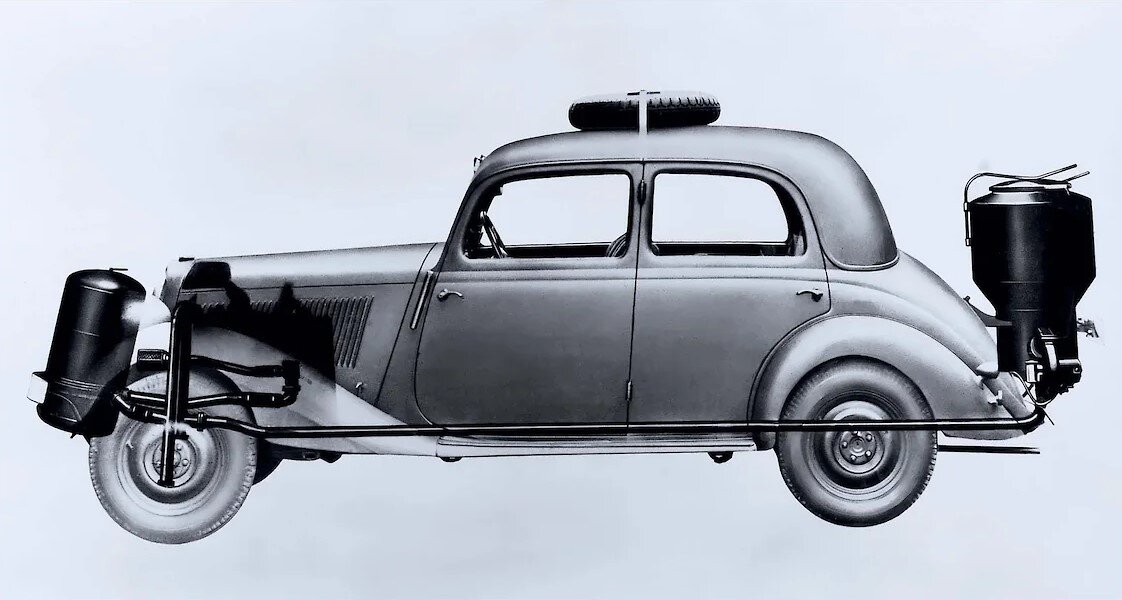 Автомобиль Mercedes-Benz 170 VG с газогенераторной установкой, 1935 г. 