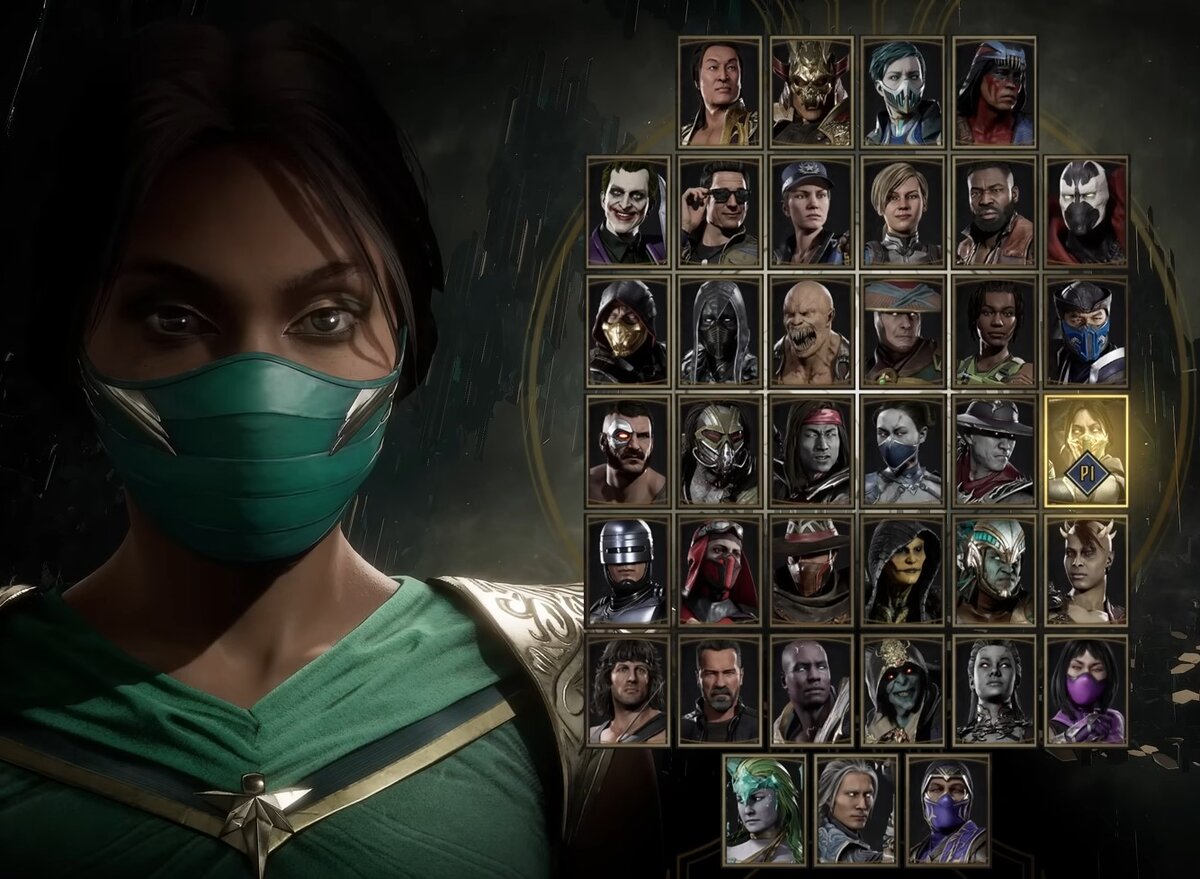 В оригинальной хронологии, Джейд является подругой детства Китаны. Они вместе росли и тренировались. Втроём Китана, Милина и Джейд были отрядом персональных убийц императора Внешнего Мира Шао Кана. Скриншот из игры.