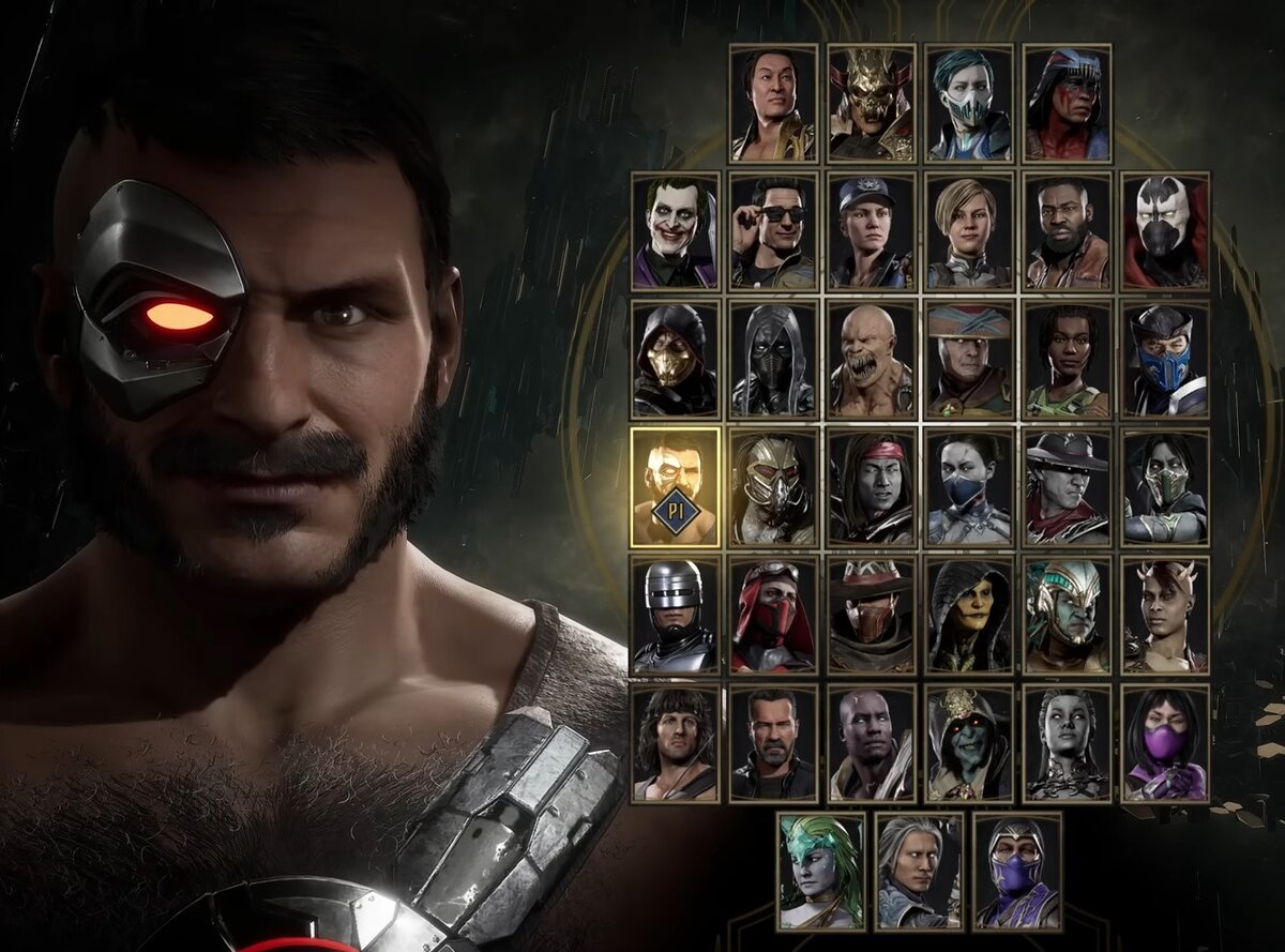 В 11 части Кано выступает в качестве продажного информатора спецназа и торговца оружием Шао Кана. Его характерной особенностью стала кибернетическая металлическая лицевая панель, в которую встроен инфракрасный глазной лазер. Скриншот из игры. 