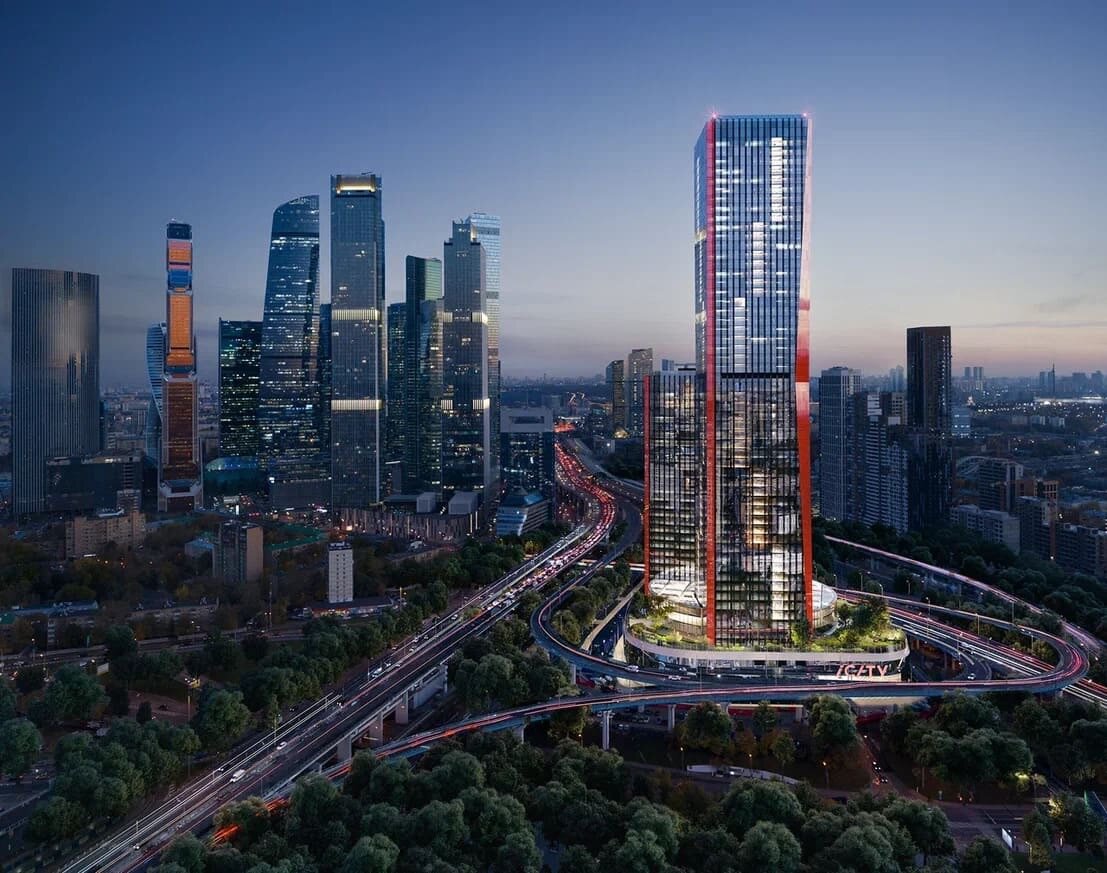Проект новой башни в москва сити Деловые небоскрёбы iCITY от MR Group получили золотой экосертификат "Клевер" MR 
