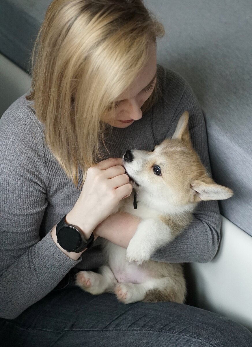 Автор со своим коржиком