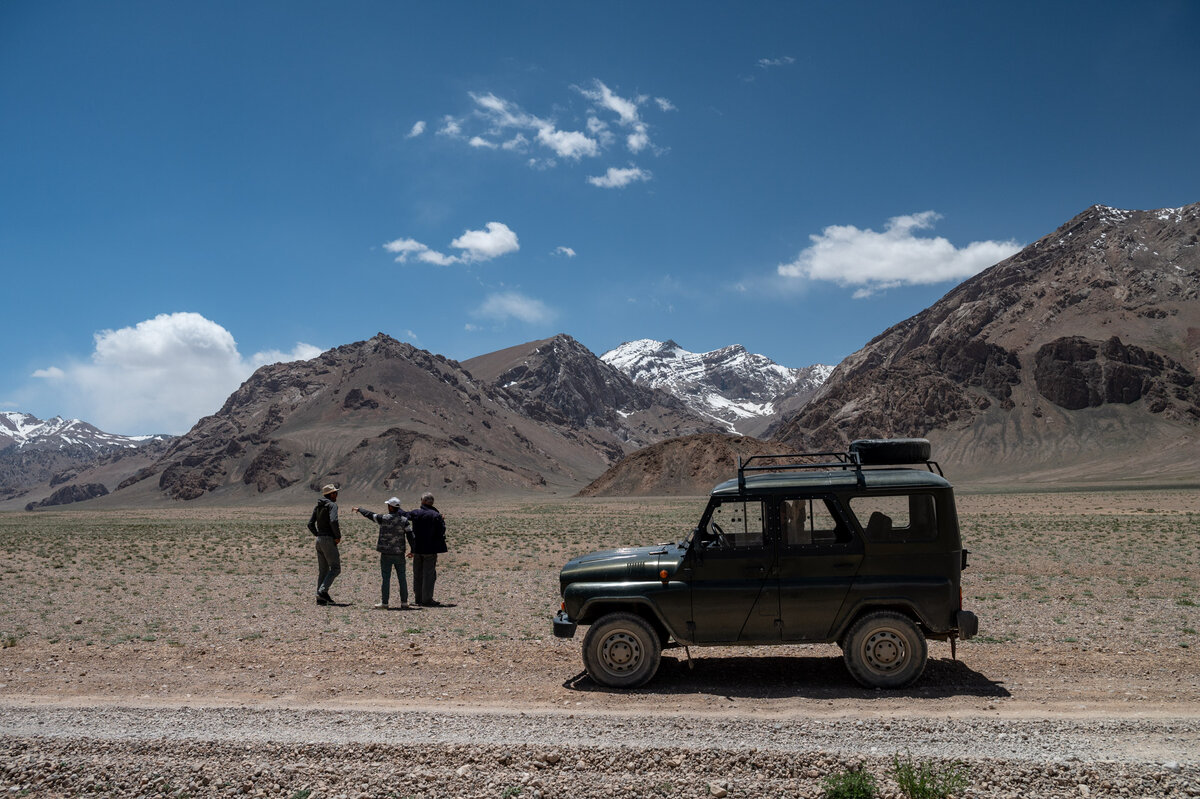 Члены международной экспедиции на Восточном Памире. Фото Института археологии и этнографии СО РАН