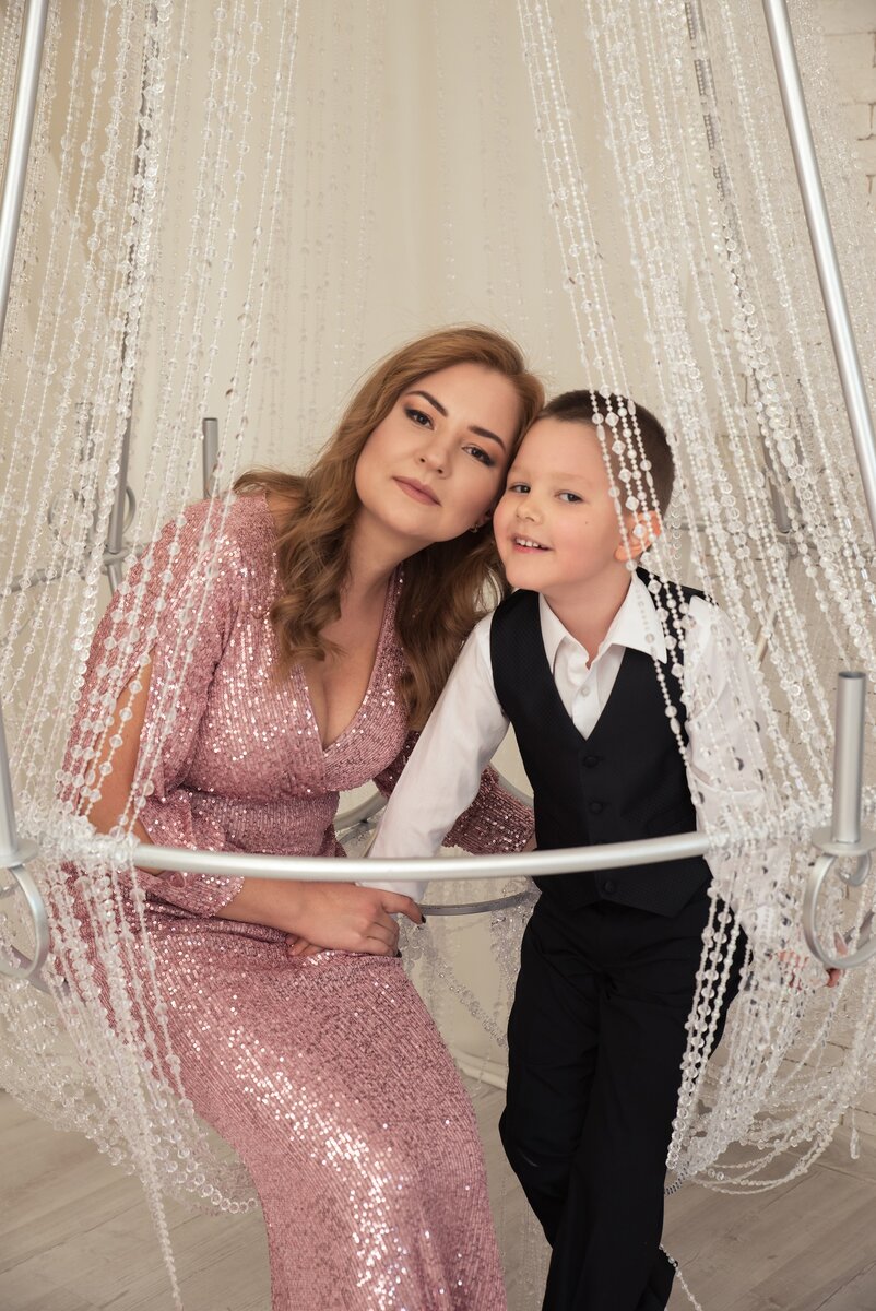 Фотосессия мама сын