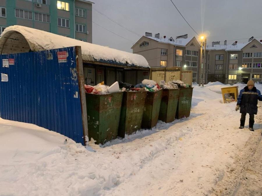    В Иванове мусорный коллапс в Новой Ильинке устранили за несколько часов