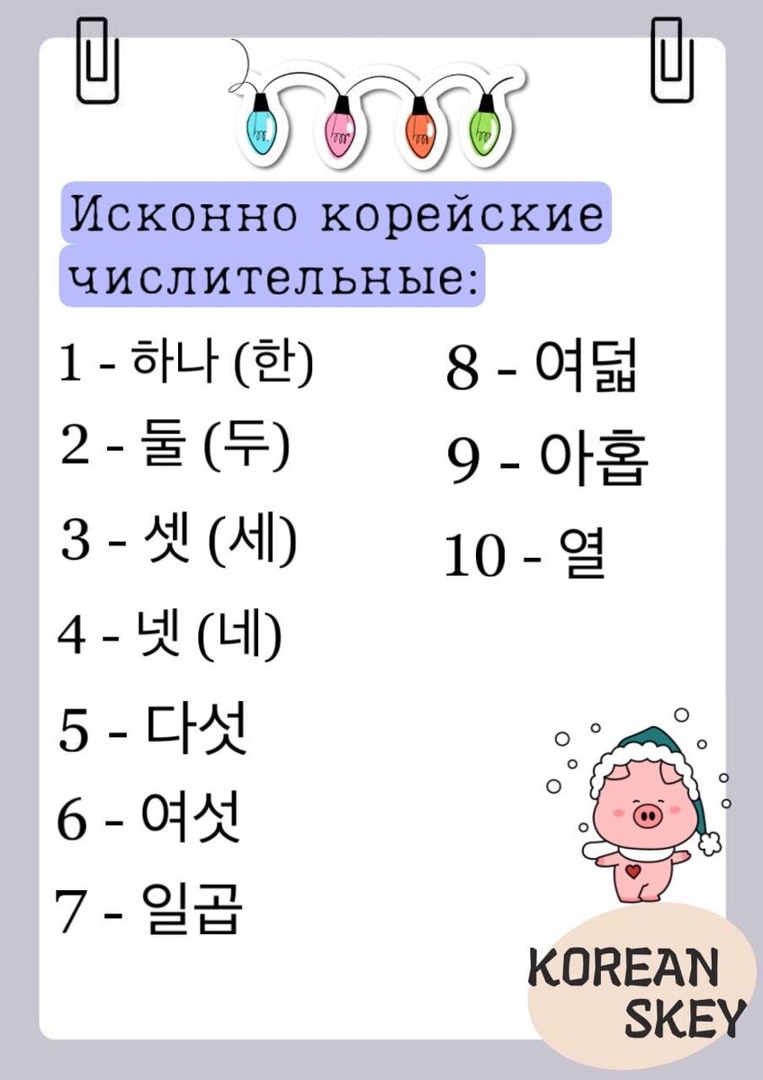 Памятка цифр с 1 до 10. 