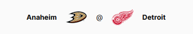 Анахайм (11-19-0, 6-9-0 на выезде) против Детройта (15-11-4, 8-5-3 дома)