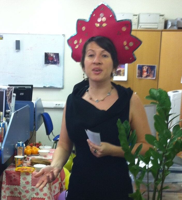 Автор и кокошник