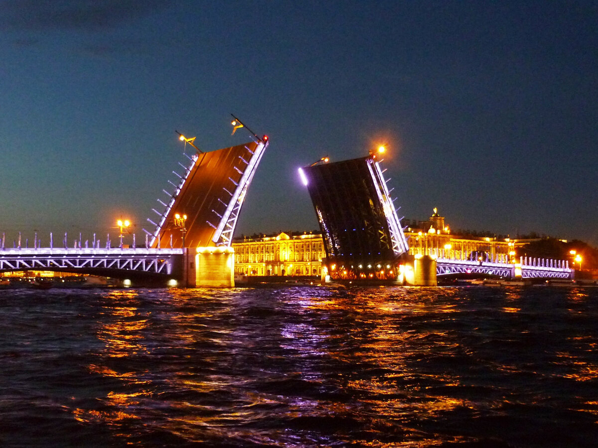 Подсветка дворцового моста китайский новый год