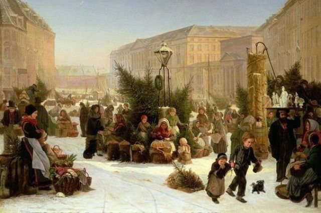 Новогодняя атмосфера 1853 года.